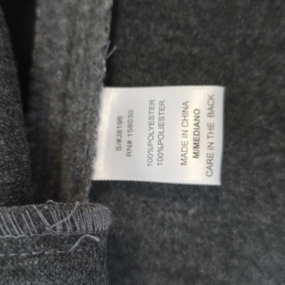 Love Tree Elegant Coat, In Charcoal, Size M, 2 Slit Pockets, (Soft) lightweight - Picture 8 of 8